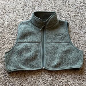 TNA Green Fleece Vest